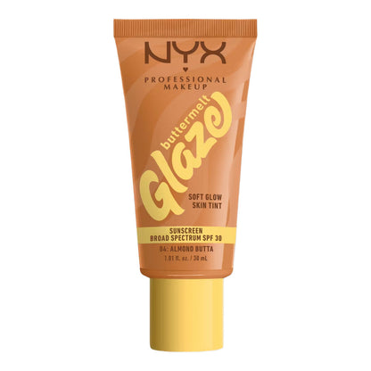 NYX Professional Buttermelt Glaze Soft Glow Skin Tint Spf30- Almond Butta
