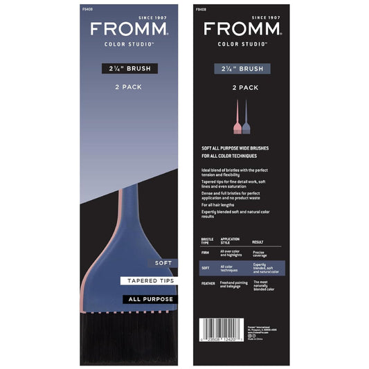 Fromm 2.25 Inch Soft Color Brush 2 Pack