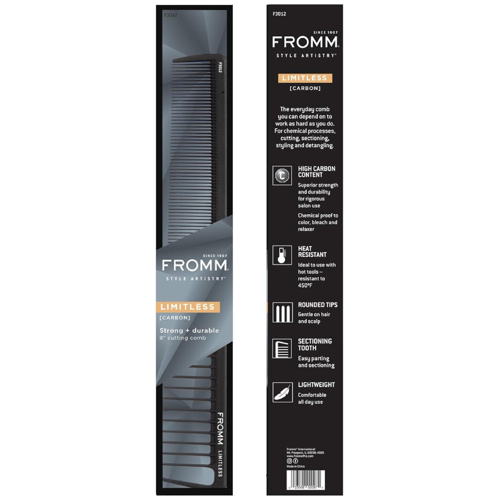 Fromm 8 Inch Carbon Cutting Comb