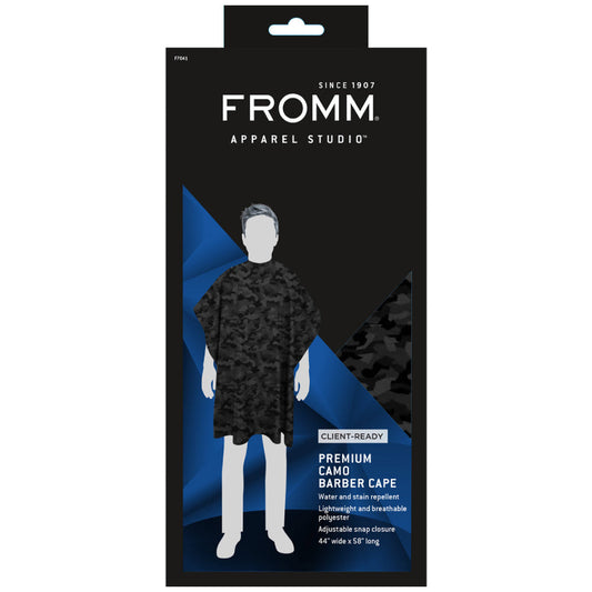 Fromm Black Barber Camo Cape