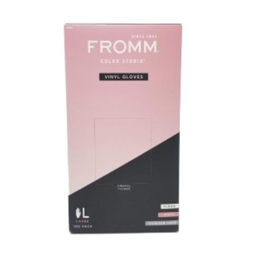 Fromm Black Vinyl Powder Free Gloves 50 pairFROMMSize: Large