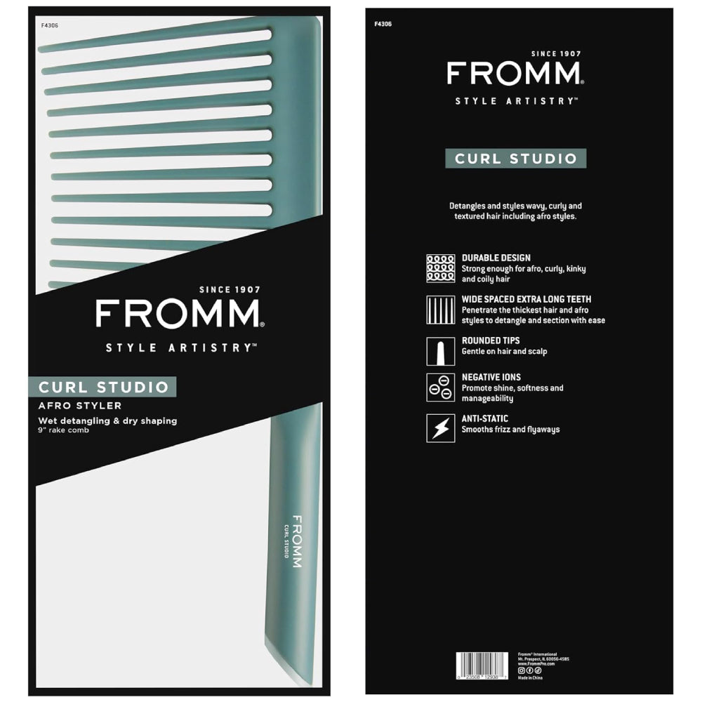 Fromm Curl Studio Afro Styler Rake Comb