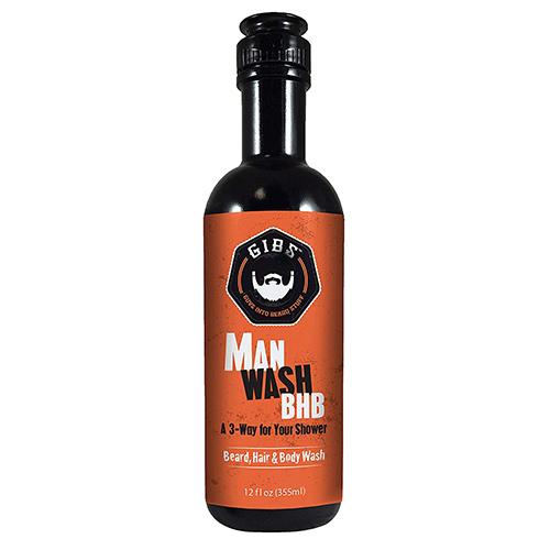 GIBS Man Wash-Beard, Hand Body 12 ozBody CareGIBS