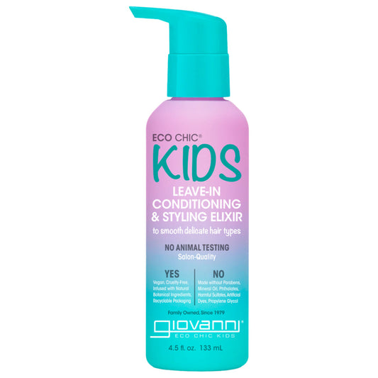 Giovanni Eco Chic Kids Leave-In Conditioning and Styling Elixir 4.5 oz