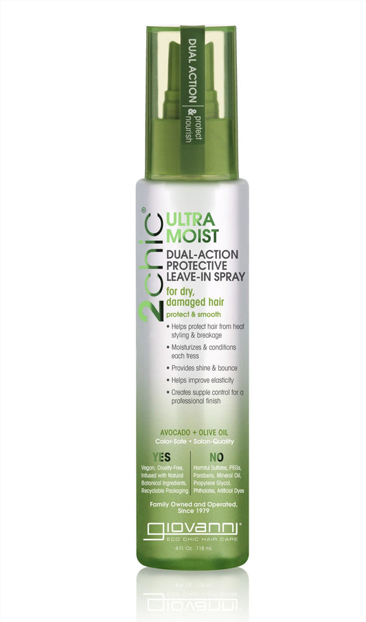 Giovanni 2Chic Ultra-Moist Dual Action Leave-In Protective Spray 4 oz