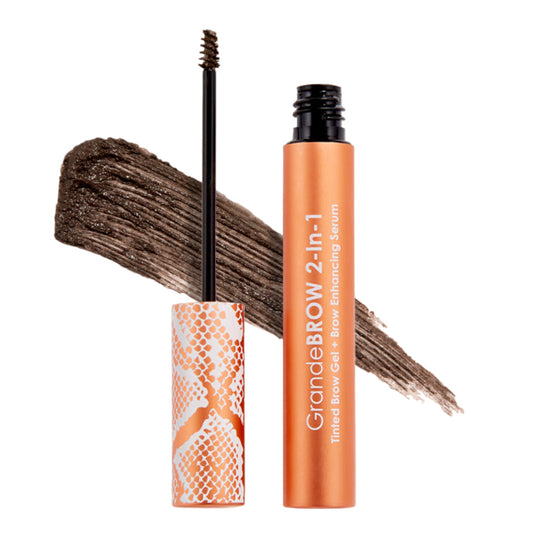 Grande Lash Md Grande Brow 2-in-1 Tinted Gel and Brow Enhancing Serum Dark