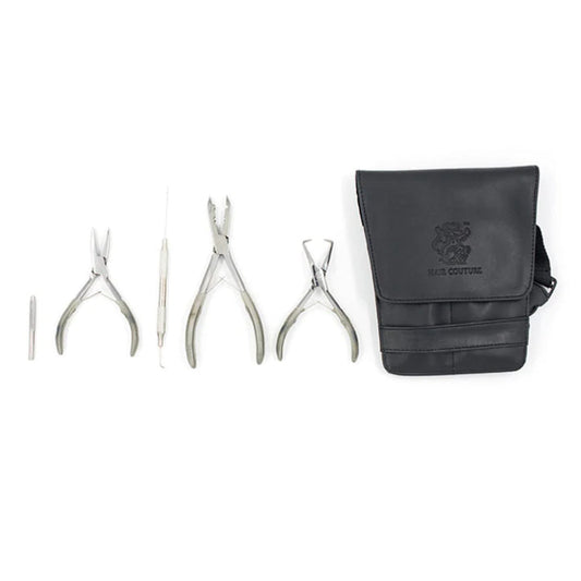 Hair Couture 5 Pcs Fusion Tool Kit With Leather HolsterHAIR COUTURE