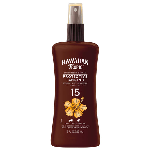 Hawaiian Tropic Protective Tanning Oil SPF 15 8 oz