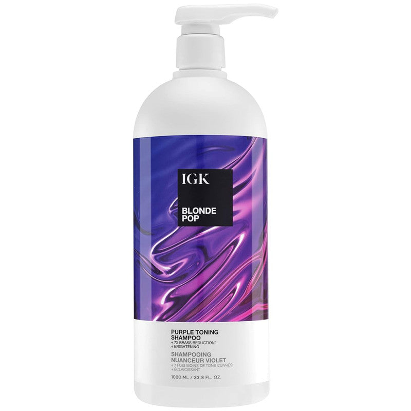 IGK Blonde Pop Purple ShampooHair ShampooIGKSize: 33.8 oz