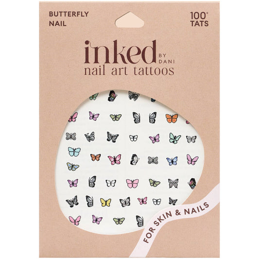 Inked by Dani Butterfly Nail Art Temporary Tattoos