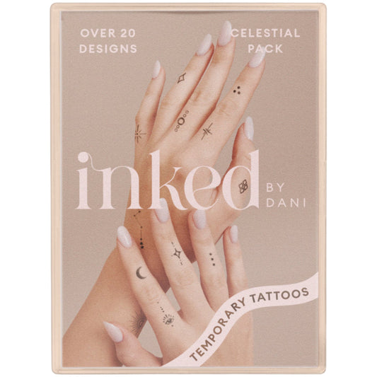 Inked by Dani Celestial Pack Temporary Tattoos