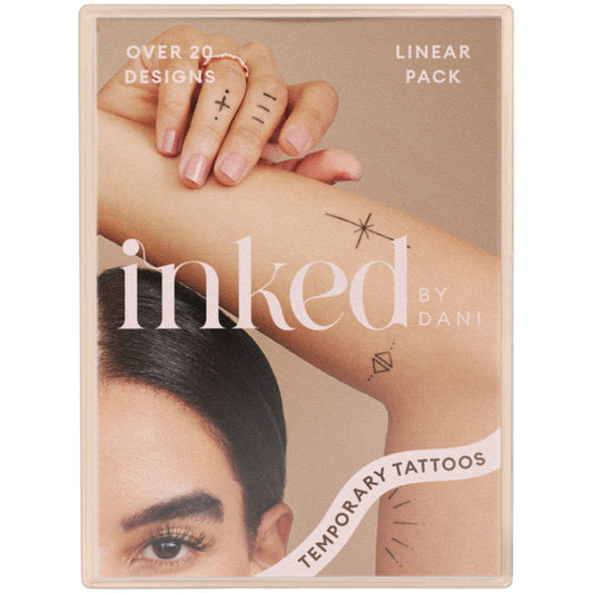 Inked by Dani Linear Pack Temporary Tattoos