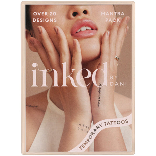 Inked by Dani Mantra Pack Temporary Tattoos