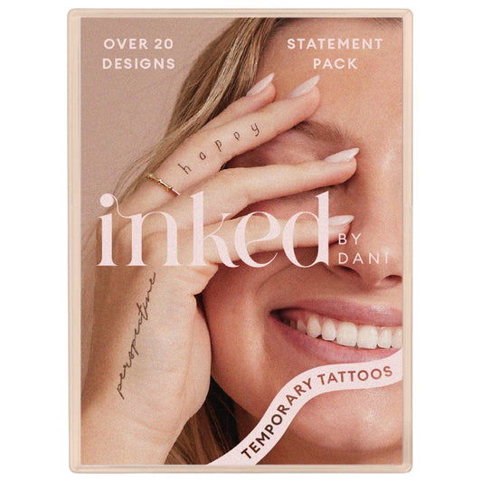 Inked by Dani Statement Pack Temporary Tattoos