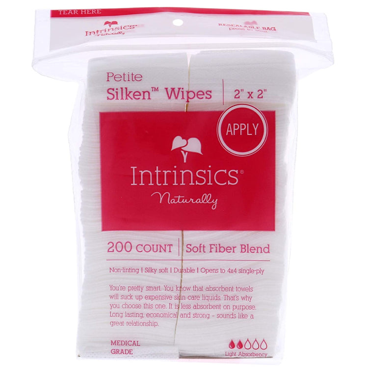 Intrinsics Petite Silken Wipes 2 In X 2 In 200 CountINTRINSICS