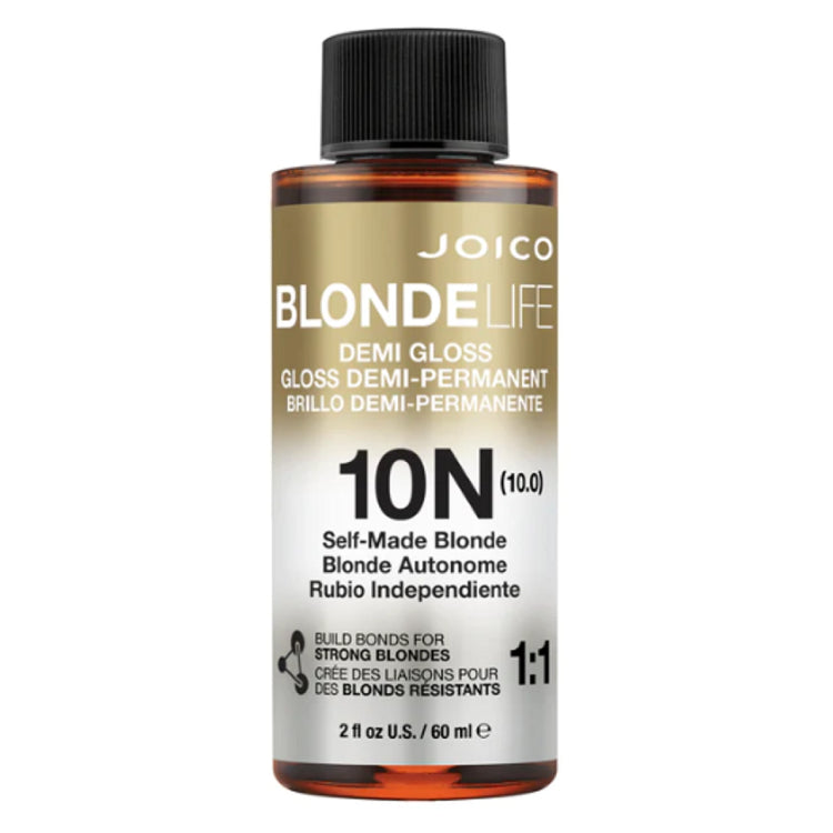 Joico Blonde Life Demi Gloss 2 ozHair ColorJOICOColor: 10N Self-Made Blonde