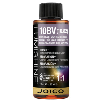 Joico Lumishine Demi Liquid Hair ColorHair ColorJOICOColor: 10BV Blue Violet Lightest Blonde