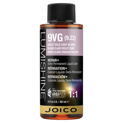 Joico Lumishine Demi Liquid Hair ColorHair ColorJOICOColor: 9VG Violet Gold Light Blonde