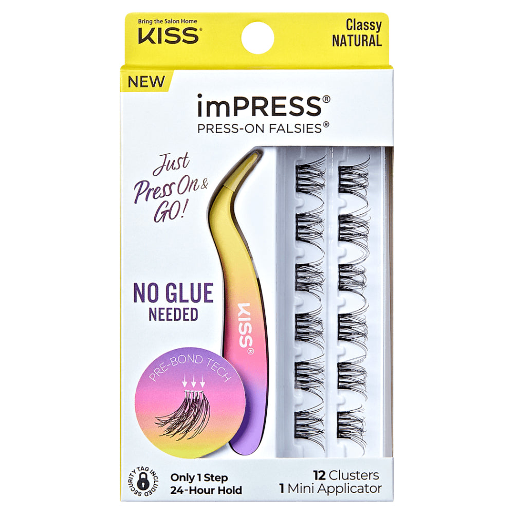 KISS Impress Press On Lashes-Classy Natural