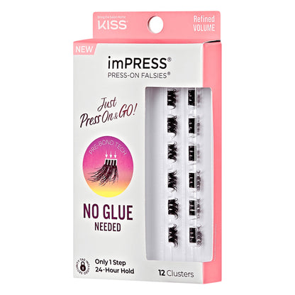 KISS Impress Press On Lashes-Refined Volume