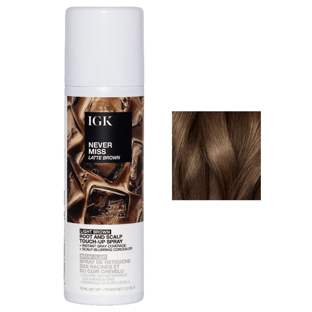 IGK Never Miss Root Spray Light Brown