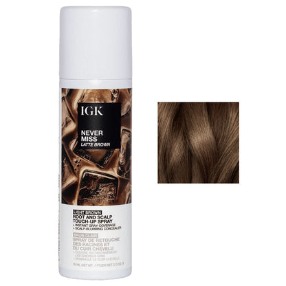 IGK Never Miss Root Spray Light Brown