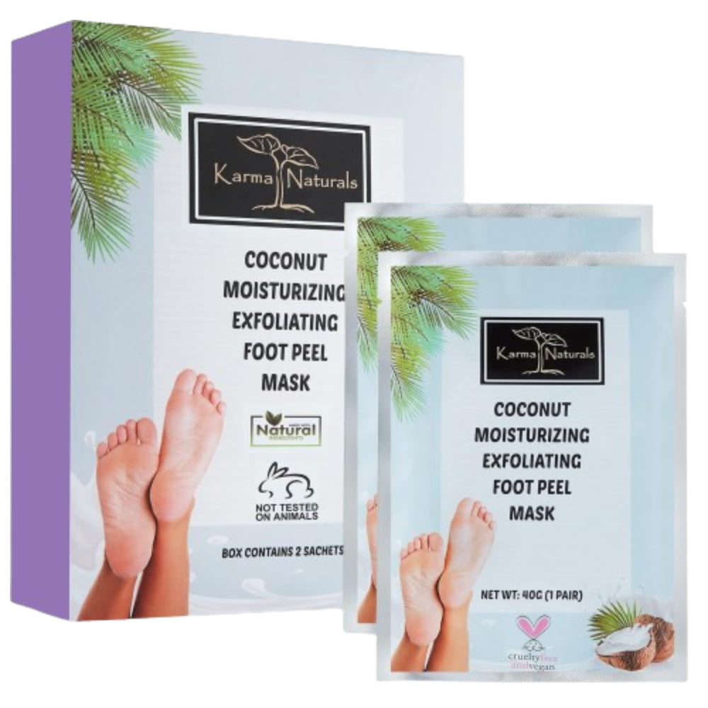 Karma Naturals Foot Peel Mask- Coconut