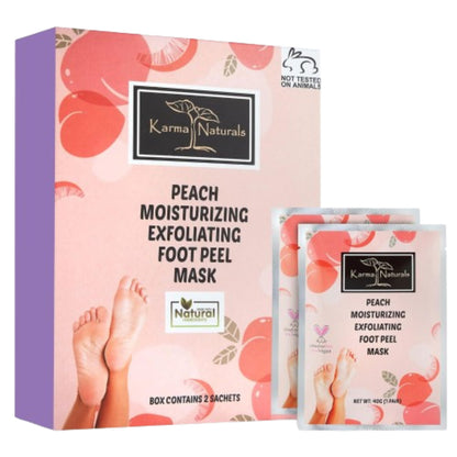 Karma Naturals Foot Peel Mask- Peach