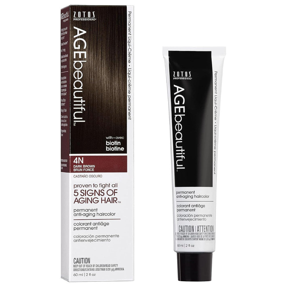 AGE Beautiful Permanent Hair Color 4N Dark Brown
