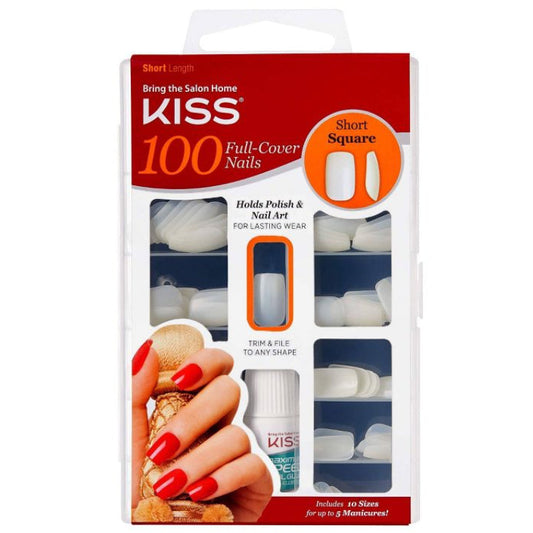 Kiss 100 Nails-Short SquareNail PolishKISS