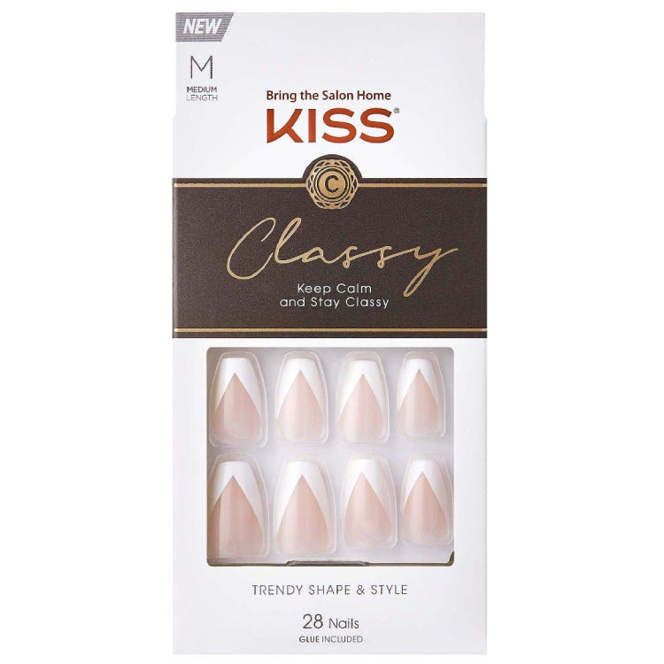 Kiss Gel Nails Glue OnNail PolishKISSColor: Silk Dress