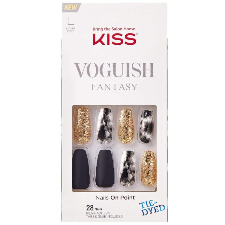 Kiss Voguish Glue On Fantasy Nails-New YorkNail PolishKISS