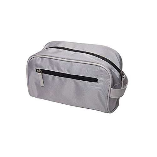 Harry Koenig Grey Microfiber Cosmetic BagCosmetic AccessoriesHARRY KOENIG