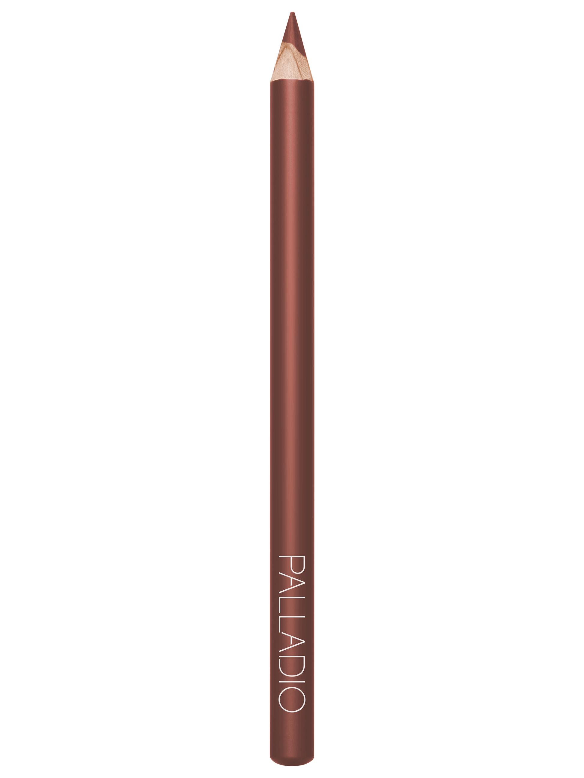 Palladio Lipstick Liner PencilLip LinerPALLADIOColor: Aubergine Ll292, Cafe Ll277, Chianti Ll280, Coral, Natural Ll295, Nutmeg Ll278, Pink Frost, Raisin Ll302, Rockin Red, Rose Ll303, Spice Ll288, Suede Ll297, Vermouth, Walnut