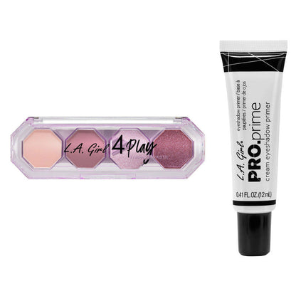 La Girl 4 Play Eyeshadow Palette/Pro.Primer Eye Primer-So Sweet