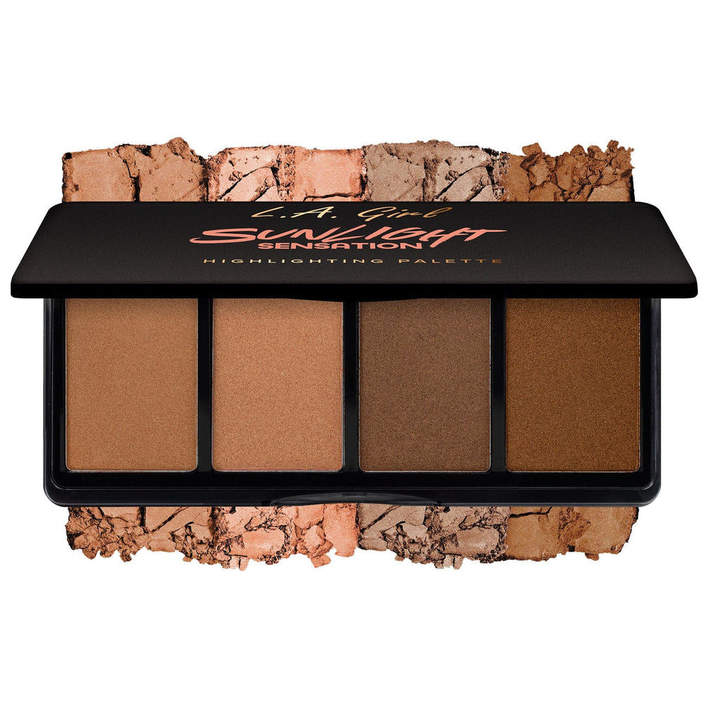 La Girl Fanatic Highlight Palette-Sunlight Sensation