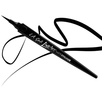 LA Girl Line Art Matte Eyeliner-Intense Black