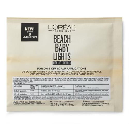 L'Oreal Beach Baby Lites High Lift LightenerHair ColorLOREALSize: 1 oz Packette