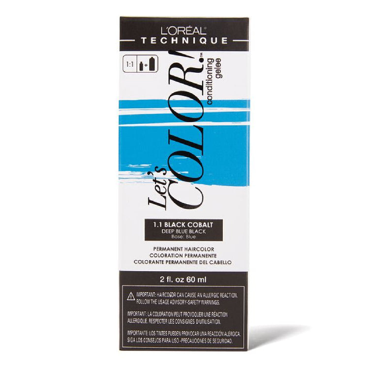 Loreal Lets Color Hair ColorHair ColorLOREALColor: 1.1 Black Cobalt