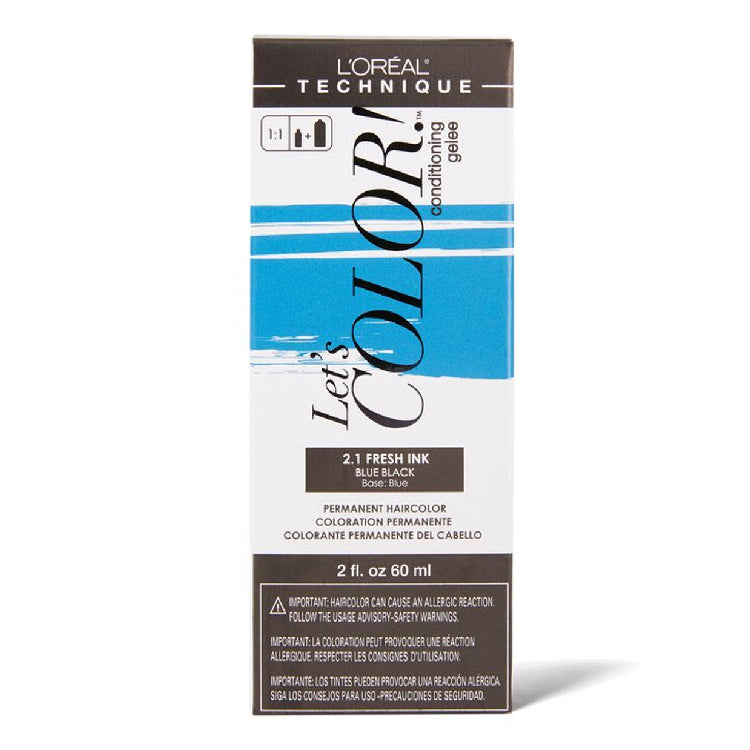 Loreal Lets Color Hair ColorHair ColorLOREALColor: 2.1 Fresh Ink