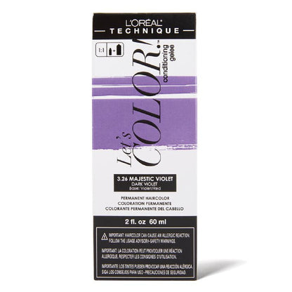 Loreal Lets Color Hair ColorHair ColorLOREALColor: 3.26 Majestic Violet