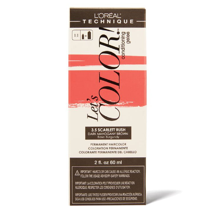 Loreal Lets Color Hair ColorHair ColorLOREALColor: 3.5 Scarlett Rush