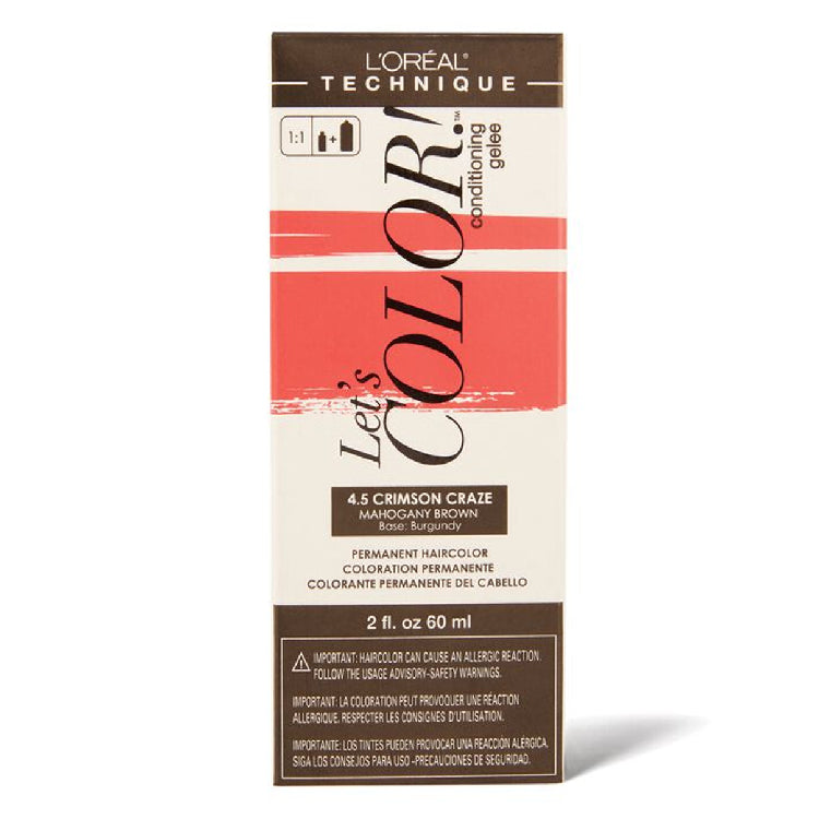 Loreal Lets Color Hair ColorHair ColorLOREALColor: 4.5 Crimson Craze