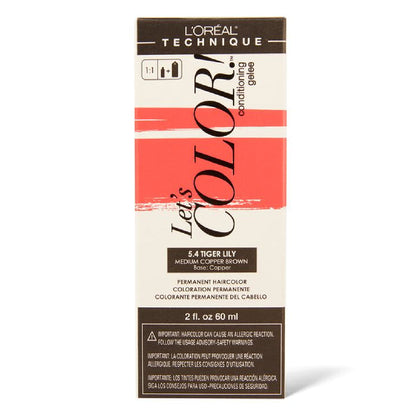 Loreal Lets Color Hair ColorHair ColorLOREALColor: 5.4 Tigar Lilly