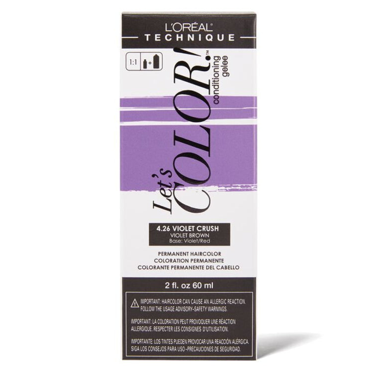 Loreal Lets Color Hair ColorHair ColorLOREALColor: 6.26 Violet Crush