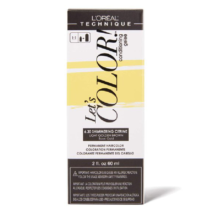 Loreal Lets Color Hair ColorHair ColorLOREALColor: 6.30 Shimmering Citrine