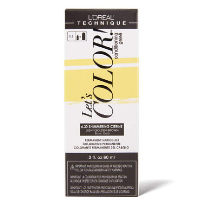 Loreal Lets Color Hair ColorHair ColorLOREALColor: 6.30 Shimmering Citrine