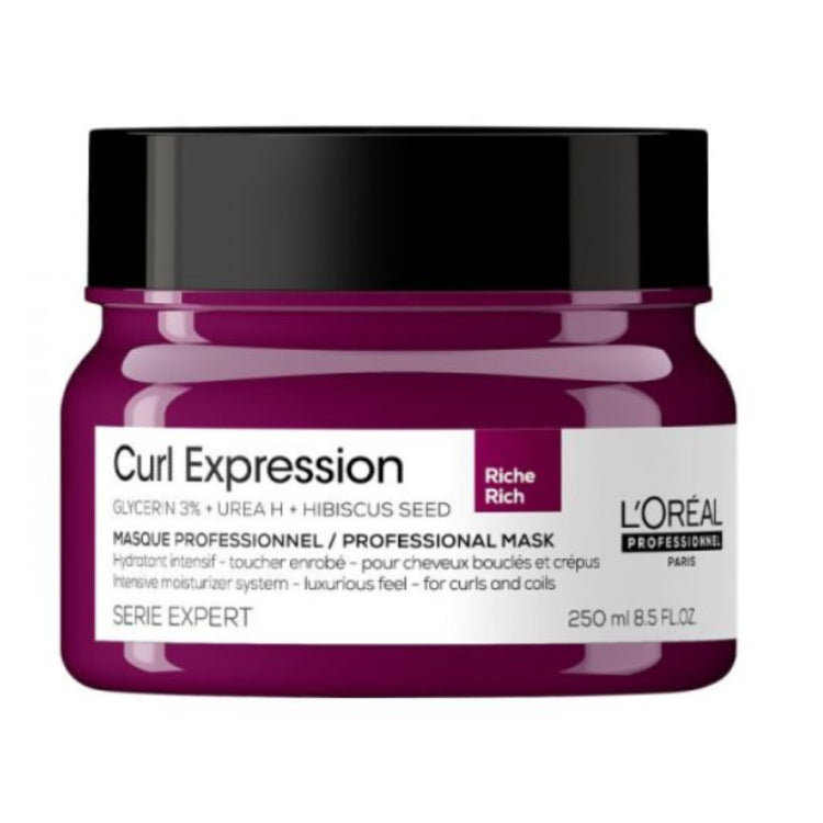 Loreal Professional Curl Expression Curls Moisture Rich MaskHair TreatmentLOREAL PROFESSIONALSize: 8.5 oz