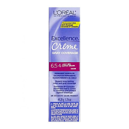 Loreal Professional Excellence Creme Hair ColorHair ColorLOREALColor: 6.54 Light Red Copper Brown