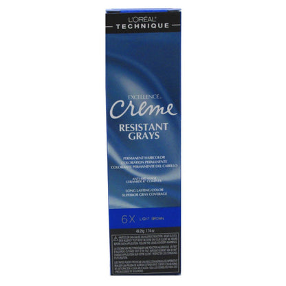 Loreal Professional Excellence Creme Hair ColorHair ColorLOREALColor: 6X Light Brown